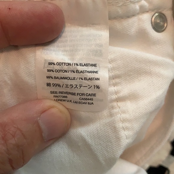 Point Sur - Jcrew 32T white jeans - Picture 5 of 5